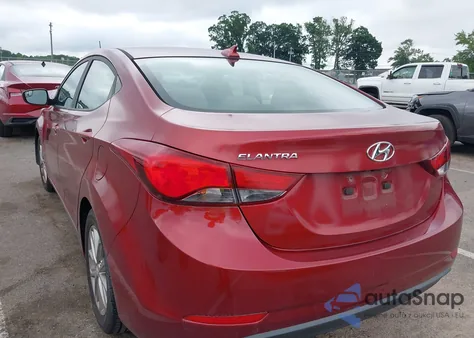2016 Hyundai Elantra Se from USA, damaged, VIN 5NPDH4AE0GH723114